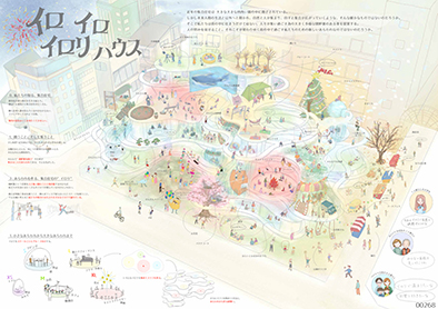 イロイロイロリハウス　中川優奈（工学院大学大学院）　大林誉宙　小林もも　田中風穂　漁長美来（工学院大学）